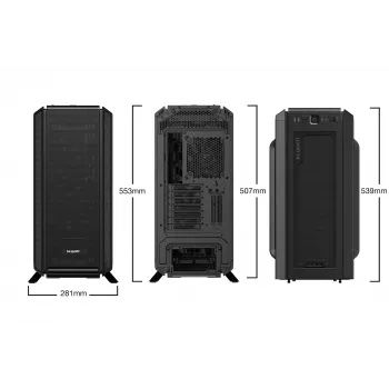 Datora korpuss be quiet! Silent Base 802 Window Melns Midi Tower