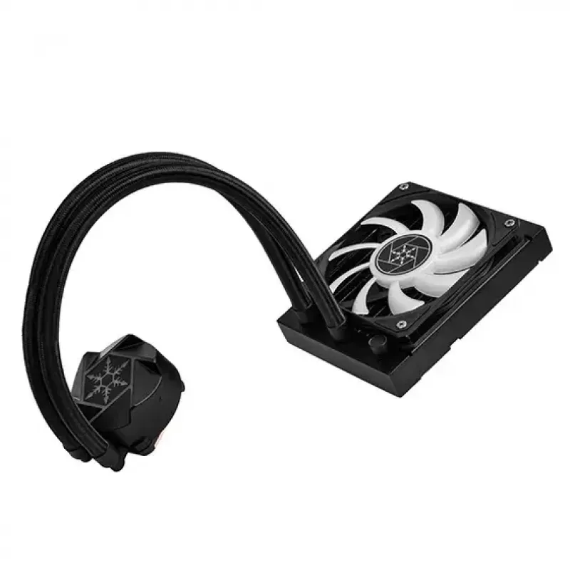 Šķidruma dzesēšanas komplekts Silverstone VIDA 120 plāns 12 cm Melns 300-1800 RPM