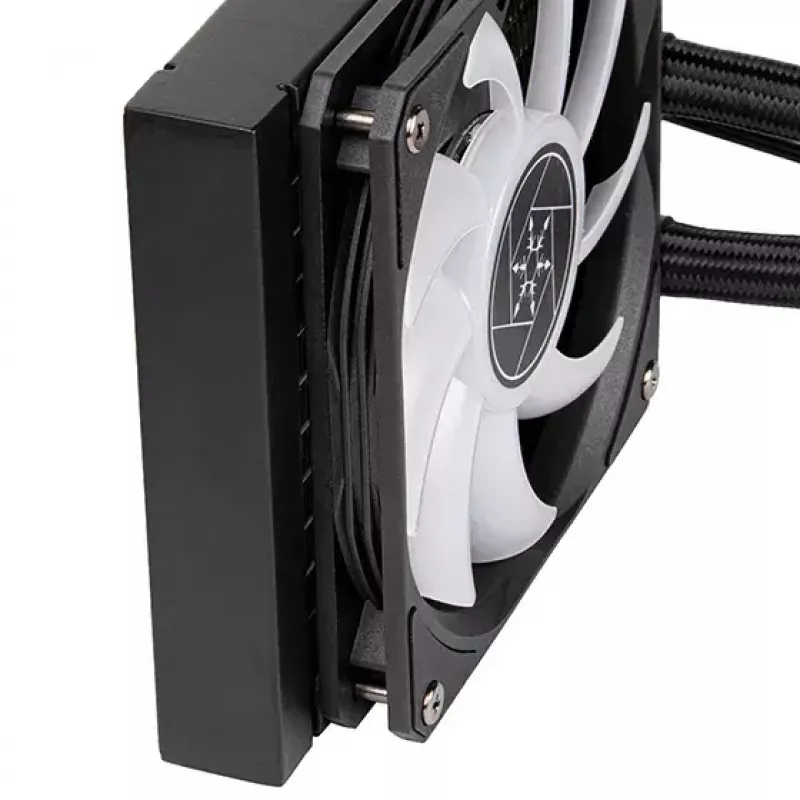 Šķidruma dzesēšanas komplekts Silverstone VIDA 120 plāns 12 cm Melns 300-1800 RPM