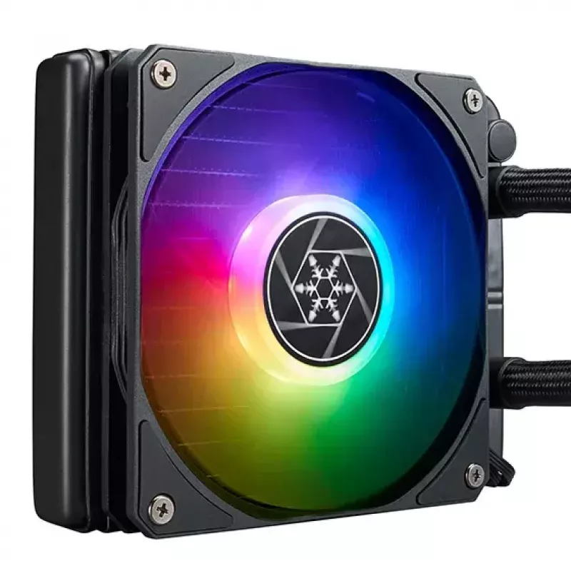 Šķidruma dzesēšanas komplekts Silverstone VIDA 120 plāns 12 cm Melns 300-1800 RPM