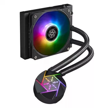Šķidruma dzesēšanas komplekts Silverstone VIDA 120 plāns 12 cm Melns 300-1800 RPM