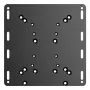 Moza Racing Flight Support Plate, lidojuma pamatnes montāžas adapteris, melna, tērauds, MOZA Flight Base, MOZA throttle, 220 mm, 220 mm