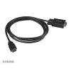 DisplayPort kabelis Akasa AK-CBDP26-20BK — 20 m, DisplayPort uz DisplayPort, atbalsta līdz 8K