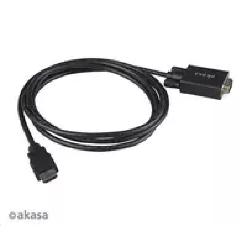 DisplayPort kabelis Akasa AK-CBDP26-20BK — 20 m, DisplayPort uz DisplayPort, atbalsta līdz 8K