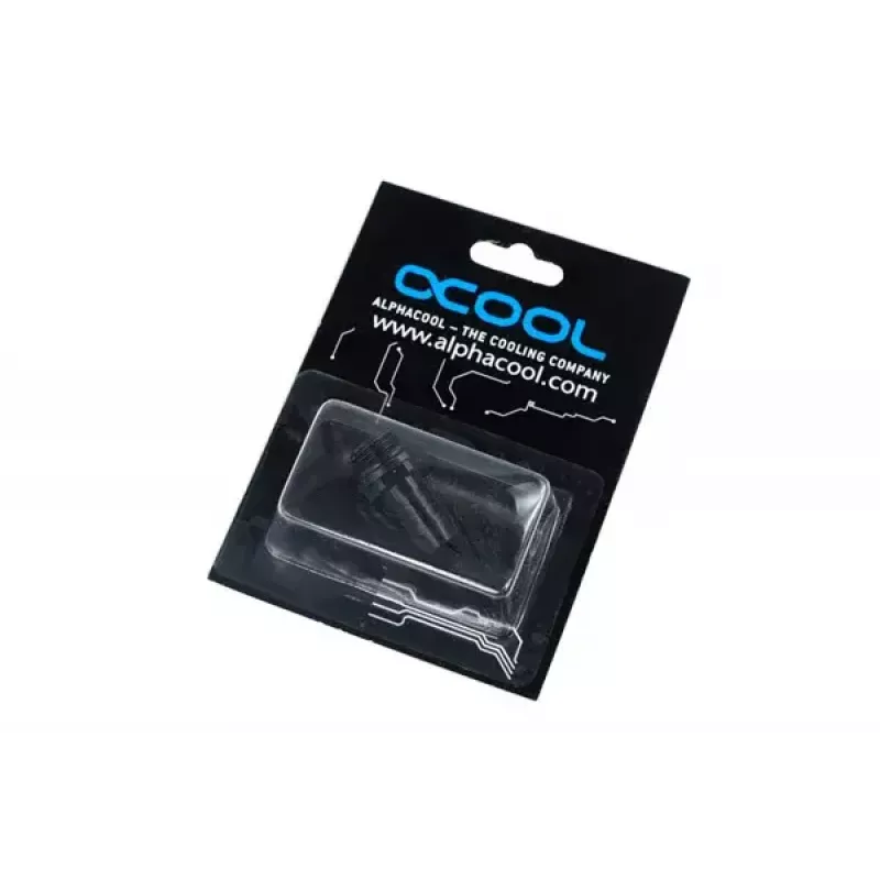 Armatūra Alphacool 17093 misiņa melna 22 mm augstums 1 cm diametrs