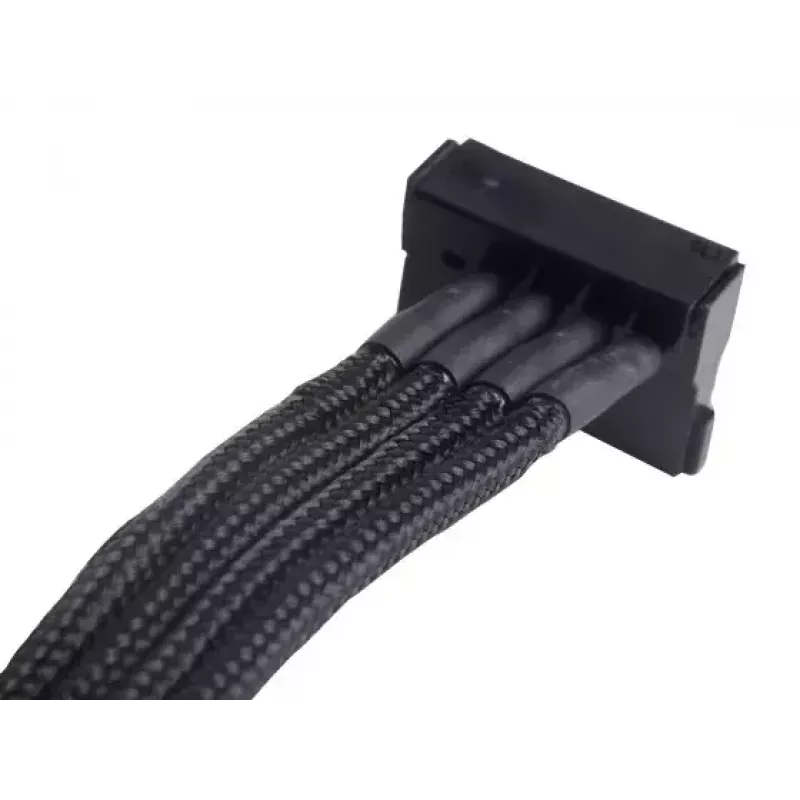 Kabelis Silverstone SST-PP07-BTSB 0.3 m Molex 4p uz 4xSATA