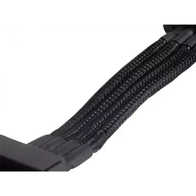 Kabelis Silverstone SST-PP07-BTSB 0.3 m Molex 4p uz 4xSATA