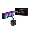 Universāls šķidruma dzesētājs ASUS ROG Ryuo IV SLC 360 ARGB — 120 mm ventilatori, 360 mm radiators, melns