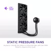Universāls šķidruma dzesētājs NZXT Kraken Plus 360 12 cm Melns Fluid Dynamic Bearing