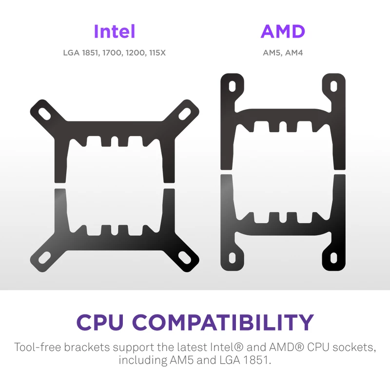 Universāls šķidruma dzesētājs NZXT Kraken Plus 360 12 cm Melns Fluid Dynamic Bearing