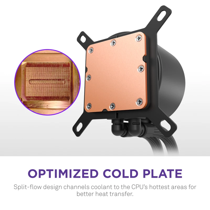 NZXT CPU dzesētājs Kraken Plus 240 RGB melns