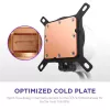 Universāls šķidruma CPU dzesētājs NZXT Kraken Plus RGB 240 — 120 mm ventilatori, FDB gultnis, balts