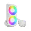 Viss-vienā šķidruma CPU dzesētājs Arctic Liquid Freezer III Pro 240 A-RGB — 240 mm, 120 mm ventilatori, balts, saderīgs ar LGA1700/AM4/AM5
