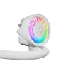 Viss-vienā šķidruma CPU dzesētājs Arctic Liquid Freezer III Pro 240 A-RGB — 240 mm, 120 mm ventilatori, balts, saderīgs ar LGA1700/AM4/AM5