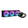 Universāls šķidruma dzesētājs ASUS TUF Gaming LC III 360 ARGB LCD — 360 mm radiators, 3x 120 mm ventilatori, Socket AM5/AM4/LGA1700/LGA1200, Melns