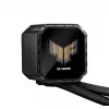 Universāls šķidruma dzesētājs ASUS TUF Gaming LC III 360 ARGB LCD — 360 mm radiators, 3x 120 mm ventilatori, Socket AM5/AM4/LGA1700/LGA1200, Melns