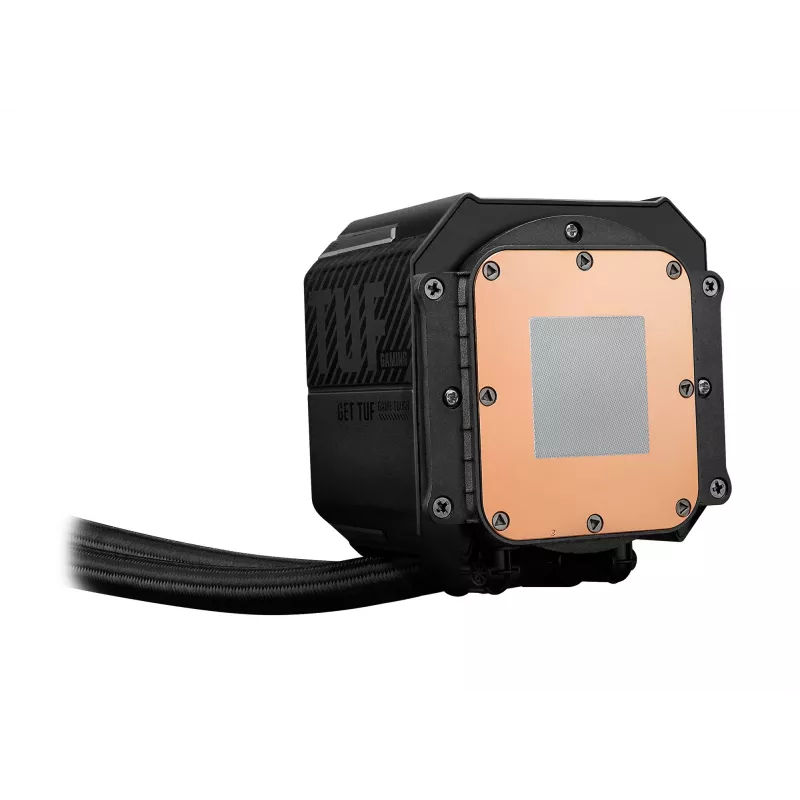 Universāls šķidruma dzesētājs ASUS TUF Gaming LC III 360 ARGB LCD — 360 mm radiators, 3x 120 mm ventilatori, Socket AM5/AM4/LGA1700/LGA1200, Melns