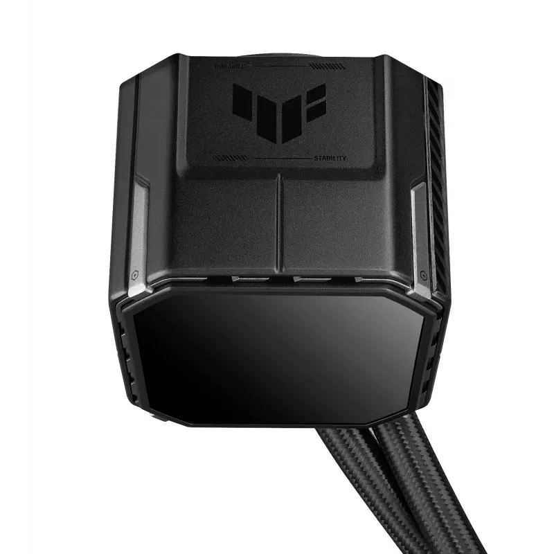Universāls šķidruma dzesētājs ASUS TUF Gaming LC III 360 ARGB LCD — 360 mm radiators, 3x 120 mm ventilatori, Socket AM5/AM4/LGA1700/LGA1200, Melns