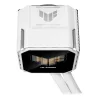 Universāls šķidruma dzesētājs ASUS TUF Gaming LC III 360 ARGB LCD balta Edition — 360 mm radiators, 3×120 mm PWM ventilatori, LCD displejs, Balta