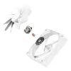 NZXT RF-Q12SF-W2 ventilators, 12 cm, balts, 500–1700 apgr./min, 74,26 m³/h
