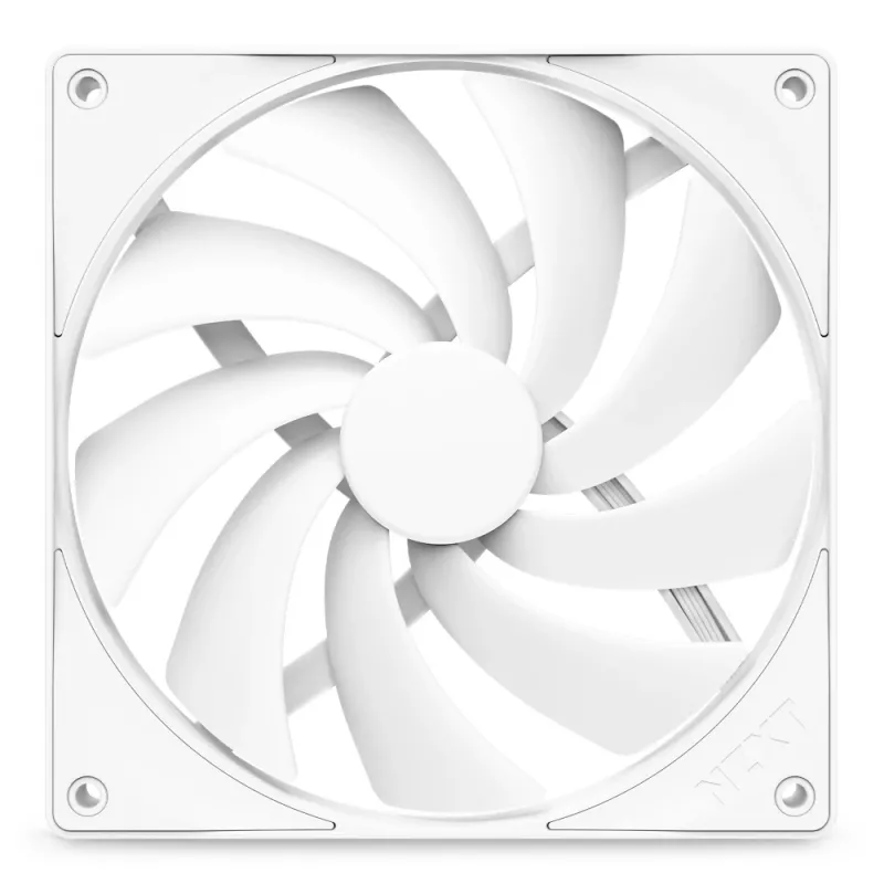 NZXT CPU Cooler F140Q 140mm Quiet Airflow Pwm balta
