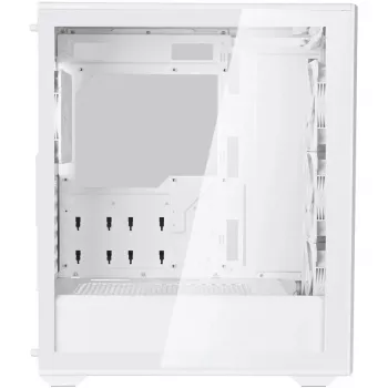 Torņa datora korpuss SILVERSTONE FARA 515FXR (balts) — mid-tower šasija, ATX/micro-ATX saderīgs