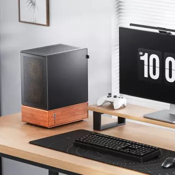 PC korpuss Jonsbo T7 Midi-Tower mATX rūdīta stikla melns