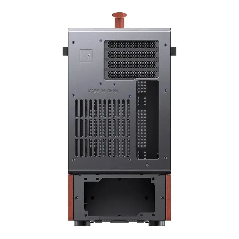 PC korpuss Jonsbo T7 Midi-Tower mATX rūdīta stikla melns