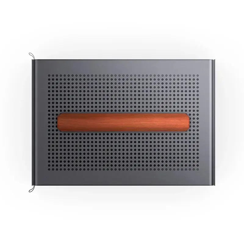 PC korpuss Jonsbo T7 Midi-Tower mATX rūdīta stikla melns