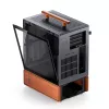 PC korpuss Jonsbo T7 Midi-Tower mATX rūdīta stikla melns