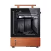 PC korpuss Jonsbo T7 Midi-Tower mATX rūdīta stikla melns