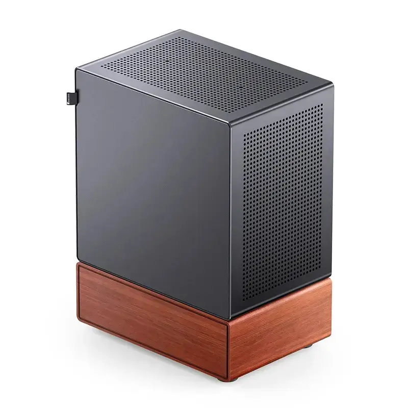 PC korpuss Jonsbo T7 Midi-Tower mATX rūdīta stikla melns