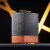 PC korpuss Jonsbo T7 Midi-Tower mATX rūdīta stikla melns