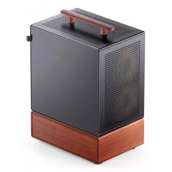PC korpuss Jonsbo T7 Midi-Tower mATX rūdīta stikla melns
