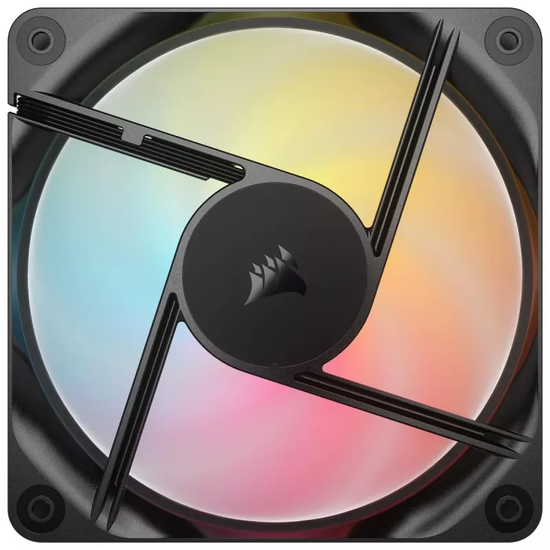 Dzesēšanas ventilators CORSAIR RS120-R ARGB 120mm 3-pack, 120 mm, ARGB apgaismojums, 3 ventilatori