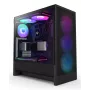 NZXT CPU Chassis H7 Flow 2024 RGB Mid Tower Airflow ATX Melns