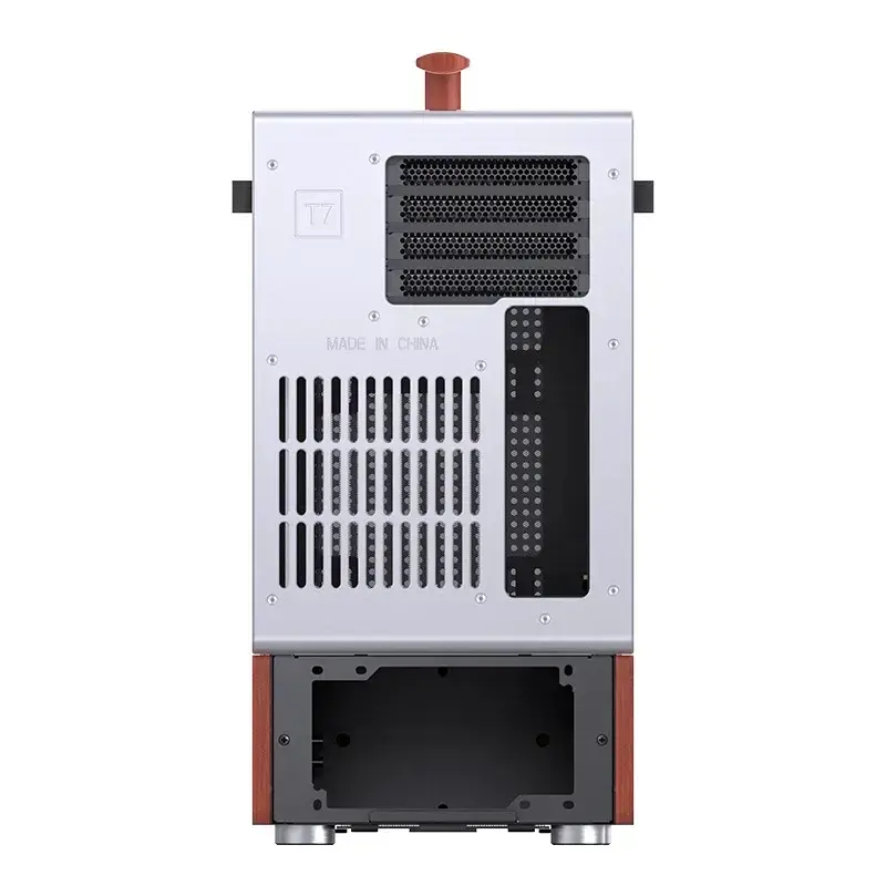 Datora korpuss Jonsbo T7 Midi Tower mATX rūdītais stikls sudraba krāsā