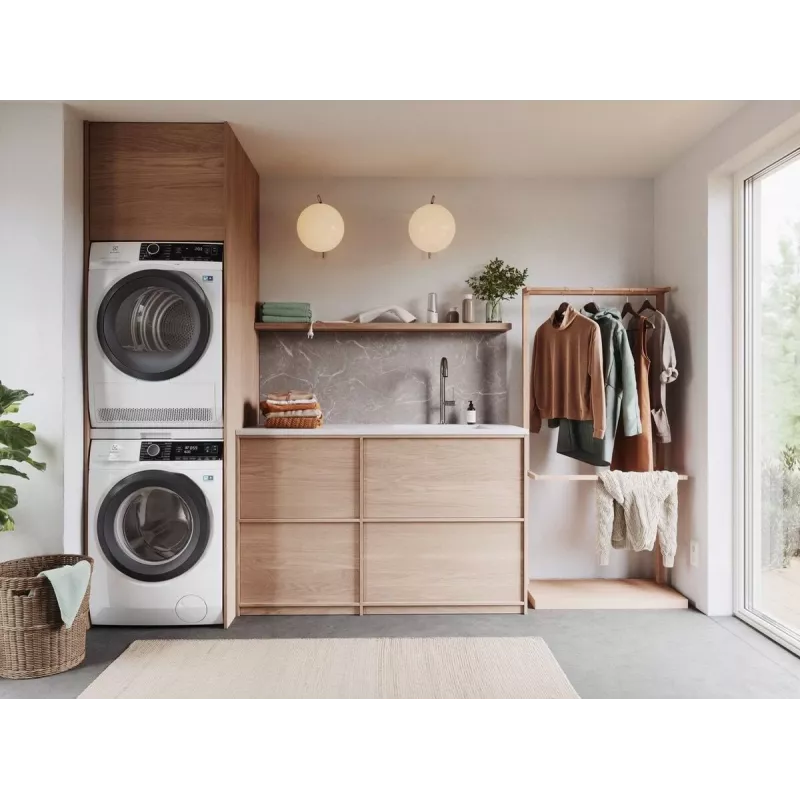 Kraušanas komplekts Electrolux E1WYHSK2 balts — kraušanas komplekts veļas mazgājamai mašīnai un veļas žāvētājam, 1 gab.