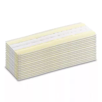 Tvaika mopu paliktņi Karcher 2.863-299.0, 340×118×3 mm, 15 gab. komplekts, bēša/balta