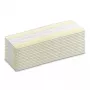 Tvaika mopu paliktņi Karcher 2.863-299.0, 340×118×3 mm, 15 gab. komplekts, bēša/balta
