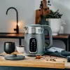 Elektriskā tējkanna Adler AD 1305 G — 1,7 L, 2200 W, regulējams termostats, LED displejs, pelēka