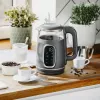 Elektriskā tējkanna Adler AD 1305 G — 1,7 L, 2200 W, regulējams termostats, LED displejs, pelēka