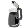 Elektriskā tējkanna Adler AD 1305 G — 1,7 L, 2200 W, regulējams termostats, LED displejs, pelēka