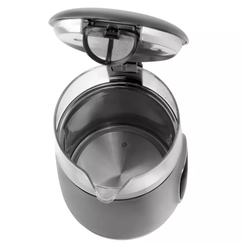 Elektriskā tējkanna Adler AD 1305 G — 1,7 L, 2200 W, regulējams termostats, LED displejs, pelēka