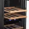 Termoelektriskais vīna dzesētājs Adler AD 8080, brīvi stāvošs melns, 24 pudeles, 2 zonas, 60 L, skārienvadība