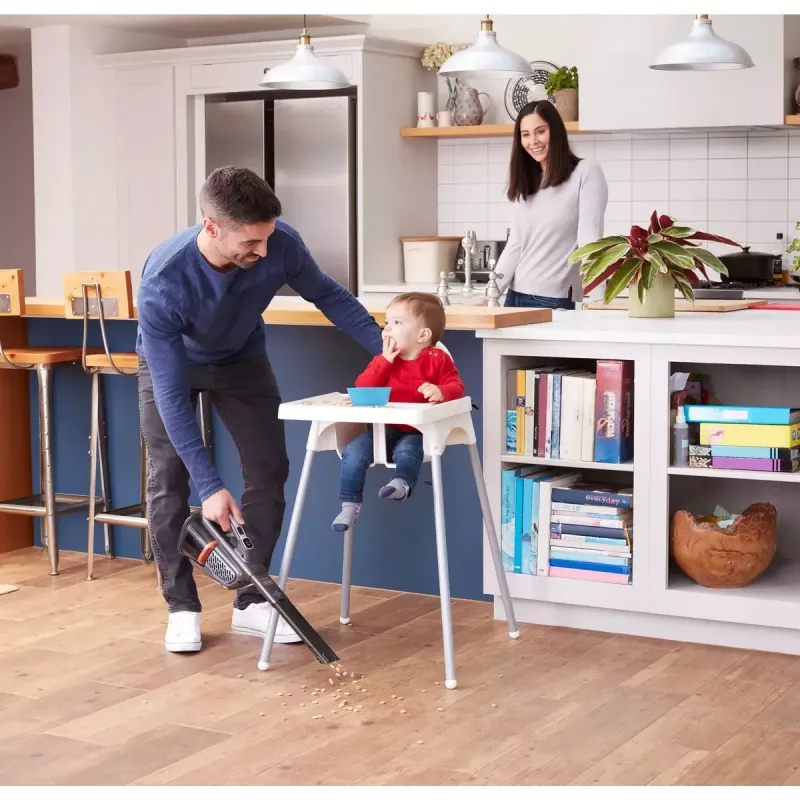 Rokas putekļsūcējs Melns & Decker BHHV520JF pārnēsājams 230 V NiMH 2 Ah 15 min, sausā tīrīšana, 1,2 kg