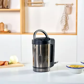 Elektriskais zupas automāts Melns & Decker BXSM1000E 1,6 L, 1040 W, nerūsējošais tērauds, 6 programmas, skārienvadība, blenderēšana, drošības bloķētājs