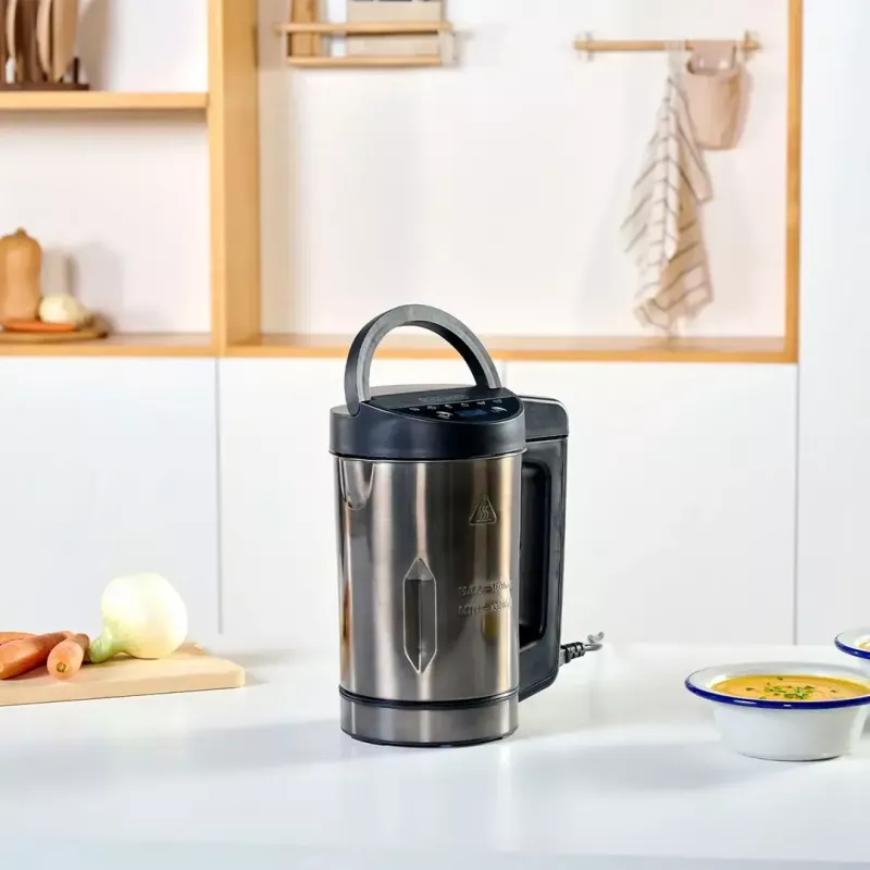 Elektriskais zupas automāts Melns & Decker BXSM1000E 1,6 L, 1040 W, nerūsējošais tērauds, 6 programmas, skārienvadība, blenderēšana, drošības bloķētājs