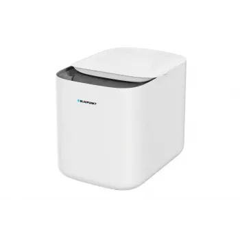 Pārnēsājams ledus kubiņu gatavotājs BLAUPUNKT IMB601 — 15 kg/24h, 2 L tvertne, skārienpaliktnis, 150 W, kompakts (280×400×334 mm)