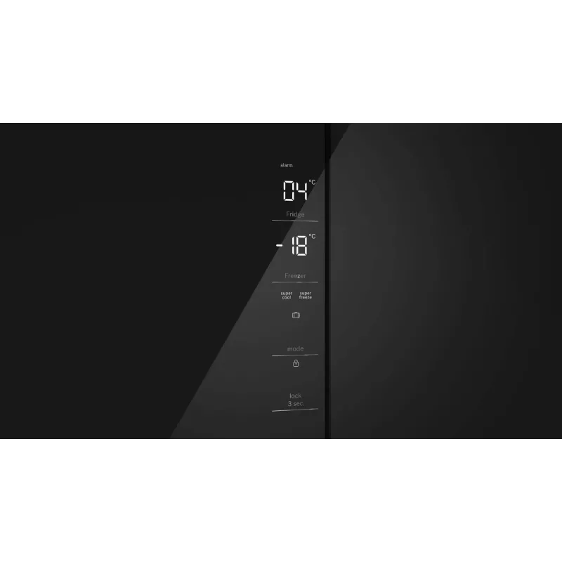 Bosch Serie 4 KMC85LBEA ledusskapis-saldētava, brīvi stāvošs, 547 l, melns